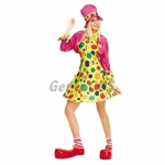 Women's Clown Costume Funny Skirt