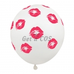 Wedding Decorations Red Lip Latex Balloon