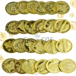 Halloween Supplies Gold Coin Props