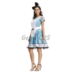 Women Halloween Costumes Alice Maid Dress