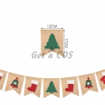 Christmas Decorations Snowflake Pull The Flag