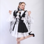 Women Halloween Costumes Lolita Maid Dress