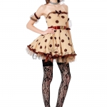 Women Halloween Costumes Mickey Mouse Dress Game Party Uniform Style