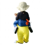 Inflatable Costumes Kids Yellow Dinosaur