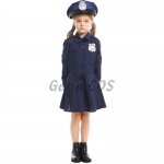 Cute Police Uniform Girls Costume