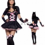 Women Halloween Costumes Cat Dress