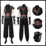 Anime Costumes Final Fantasy VII RE Cloud Cosplay - Customized