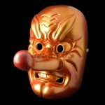 Halloween Mask Buddhist Prajna Shape
