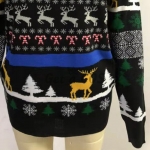 Christmas Sweater Trees Elk Pattern
