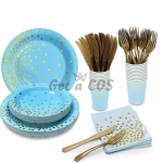 Tableware Blue Bronzing Kit