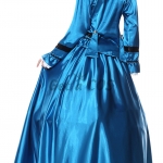 Women Halloween Costumes Blue Palace Suit