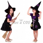 Girls Witch Costume Cute Little Dress