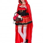 Halloween Costumes Little Red Riding Hood Long Dress
