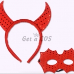 Halloween Mask Ox Horn Spider Style