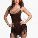 Women Halloween Costumes Indians Primitive Outfit