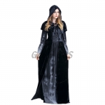 Halloween Costumes Black Devil Witch Skeleton Robe