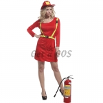 Military Halloween Costume Female Firemen