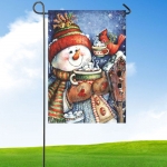 Christmas Decorations Snowman Pattern Printing