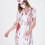 Scary Halloween Costumes Bloody Nurse Uniform