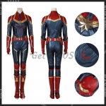 Captain Marvel Costumes Carol Danvers Suit - Customized