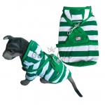 Pet Halloween Costumes Striped Backpack Suit