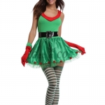 Christmas Costume Santa Claus Tree Party Dress