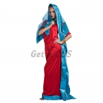Women Halloween Costumes Bollywood Star Dress