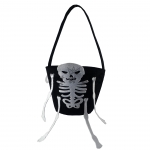 Halloween Supplies Black Skull Bag
