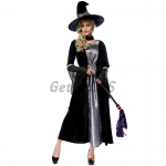 Black Mesh Long Witch Adult Costume