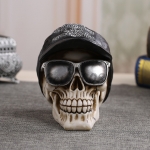 Halloween Supplies Skull With Hat