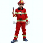 Kids Halloween Costumes Firemen Suit