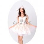 Halloween Costumes Witch Embroidered Tailed Princess Dress
