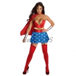 Sexy Halloween Costumes Wonder Woman Uniform
