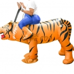 Inflatable Costumes Riding Tiger Shape