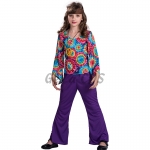 Girls 80s Costumes Hippie Peace Suit