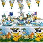 Birthdays Decoration Pikachu Tableware Kit