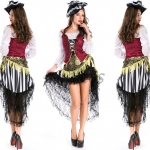 Women Halloween Costumes Gorgeous Pirate Dress