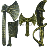 Halloween Decorations Bronze Series Weapons