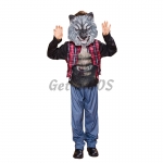 Kids Halloween Costumes Werewolf With Mask
