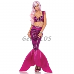 Women Halloween Costumes Mermaid Princess Dress