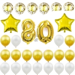 Birthday Balloons Gold Party Decoration