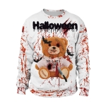 Scary Halloween Costumes Blood Splattered Bear Print
