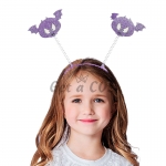 Halloween Props Purple Bat Devil Headband