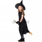 Black Mesh Little Witch Girl Costume