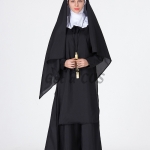 Women Halloween Costume Virgin Mary Nun Priest Costume