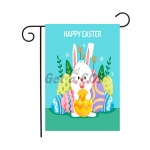 Easter Decorations Bunny Printing Flags