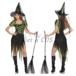 Halloween Costumes Jade Green Witch Skirt