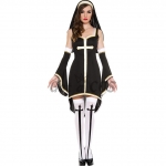 Halloween Costumes Priestess Cross Nun Dress