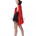 Vampire Hallowen Costumes In The Night Bat Suit With Cloak