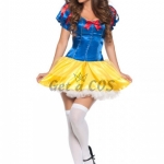 Women Halloween Costumes Snow White Party Skirt